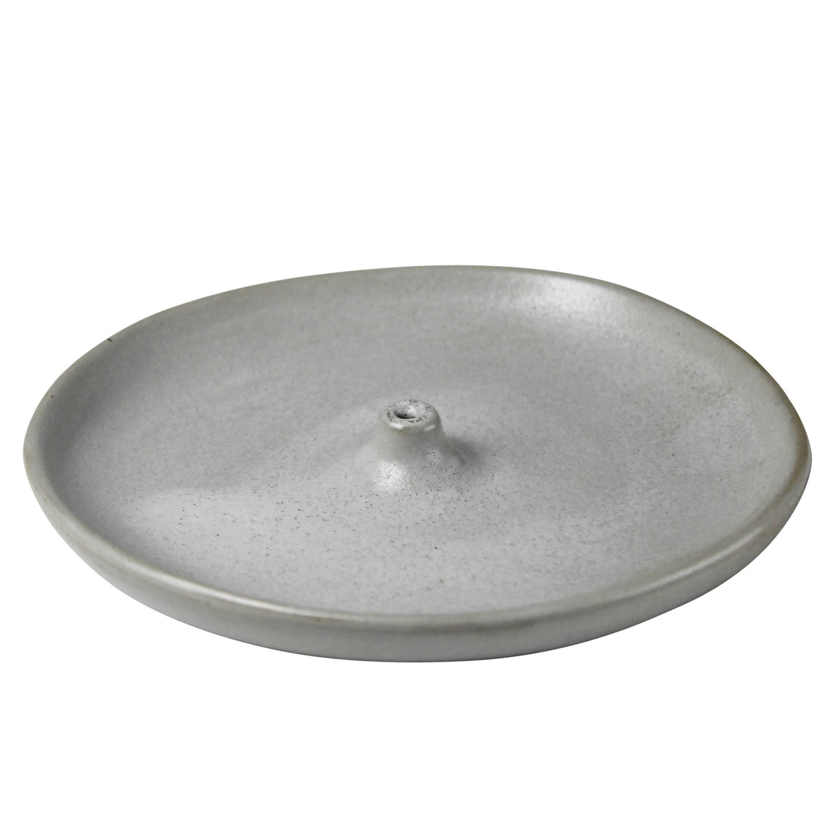 Round ceramic incense holder