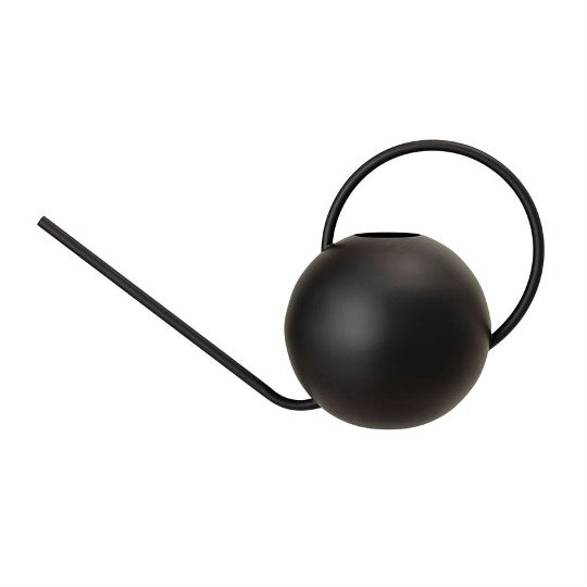 matte black modern watering can