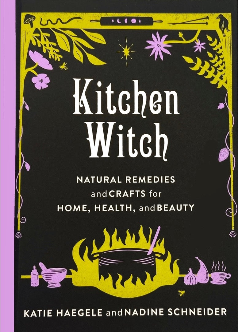 Full-bleed front cover of Kitchen Witch by Katie Haegele and Nadine Schneider, close view