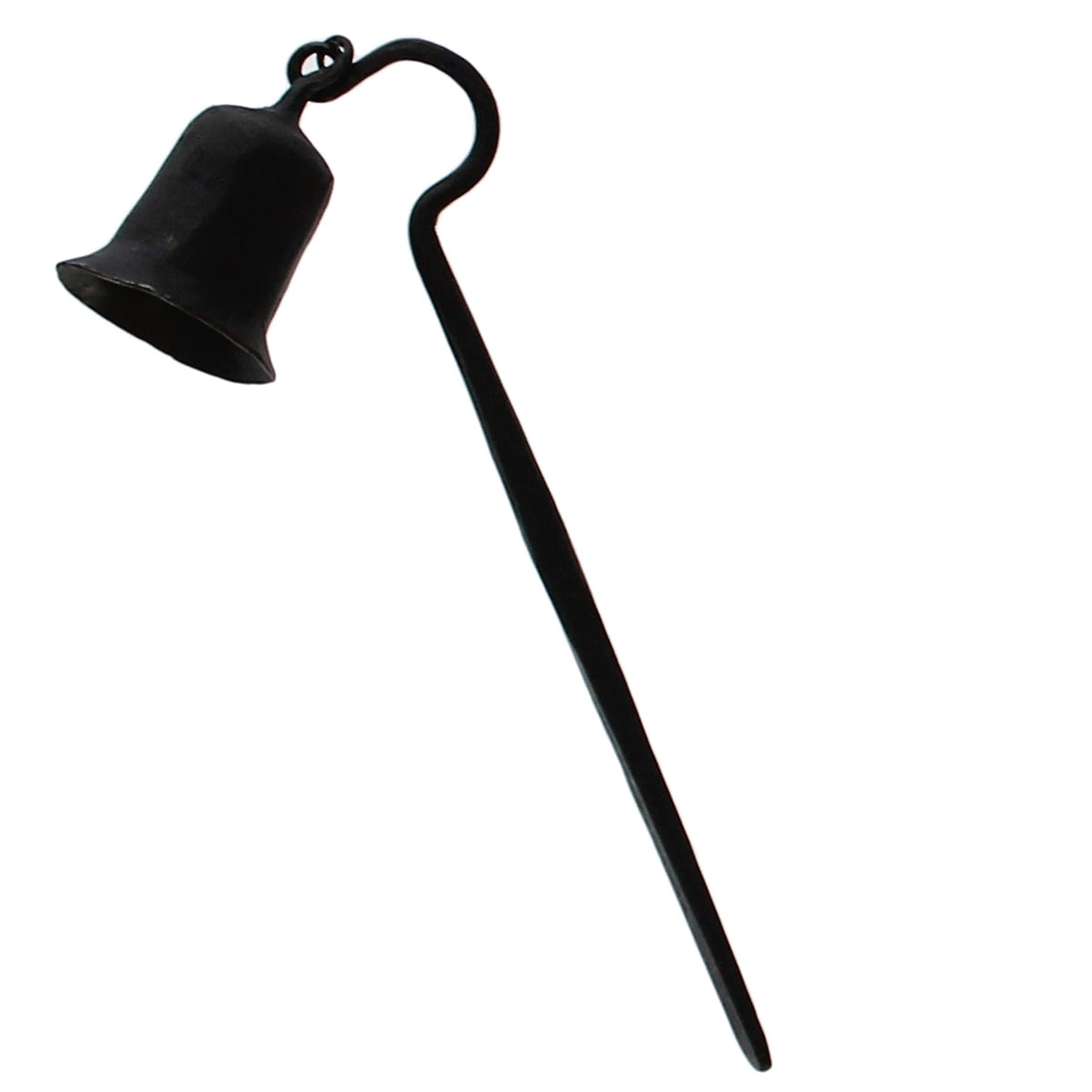 black hand-forged iron snuffer