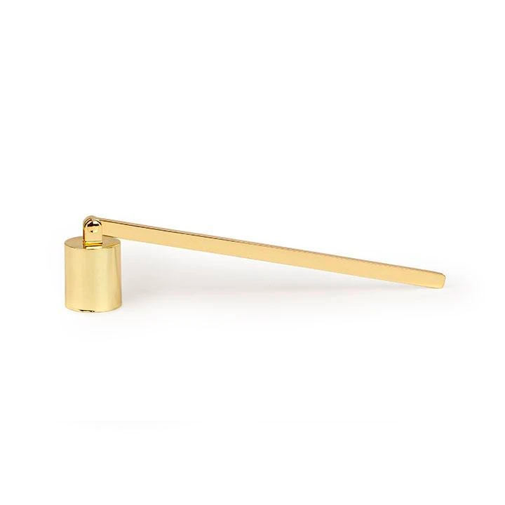 modern shiny brass snuffer