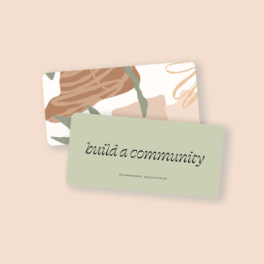 Cards to motivate - sample card