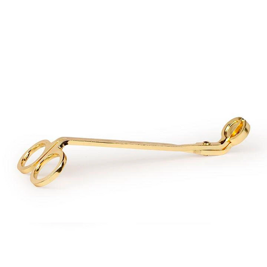 modern shiny brass wick trimmer
